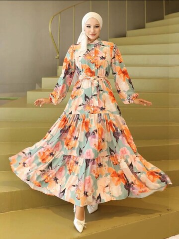 Bigdart - Vestido em laranja: frente