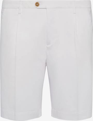 Slimfit Pantaloni di Boggi Milano in bianco: frontale
