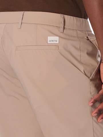Distretto12 Regular Chino 'T. GRANO' in Beige