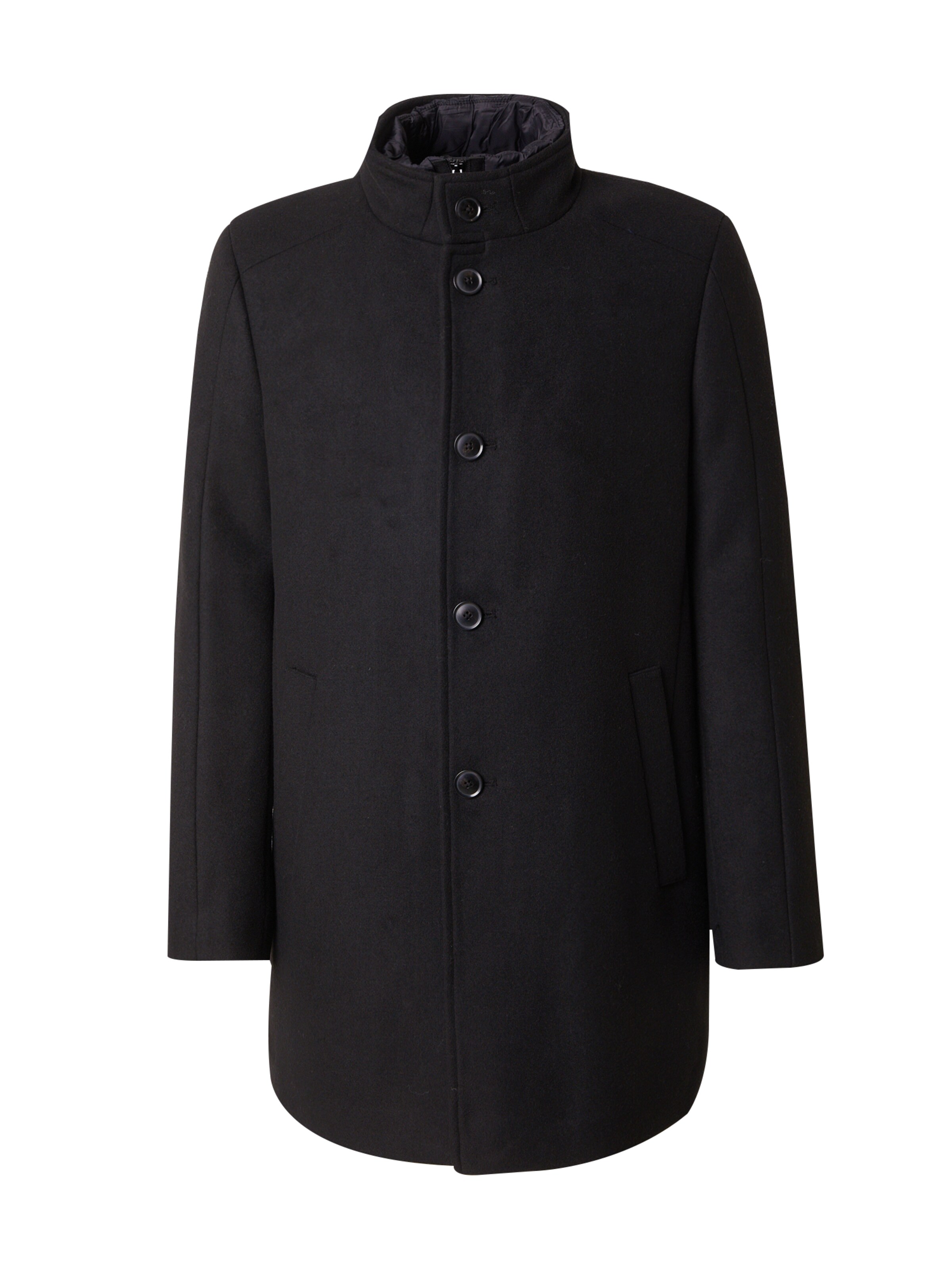 Manteau mi-saison s.Oliver en noir : devant