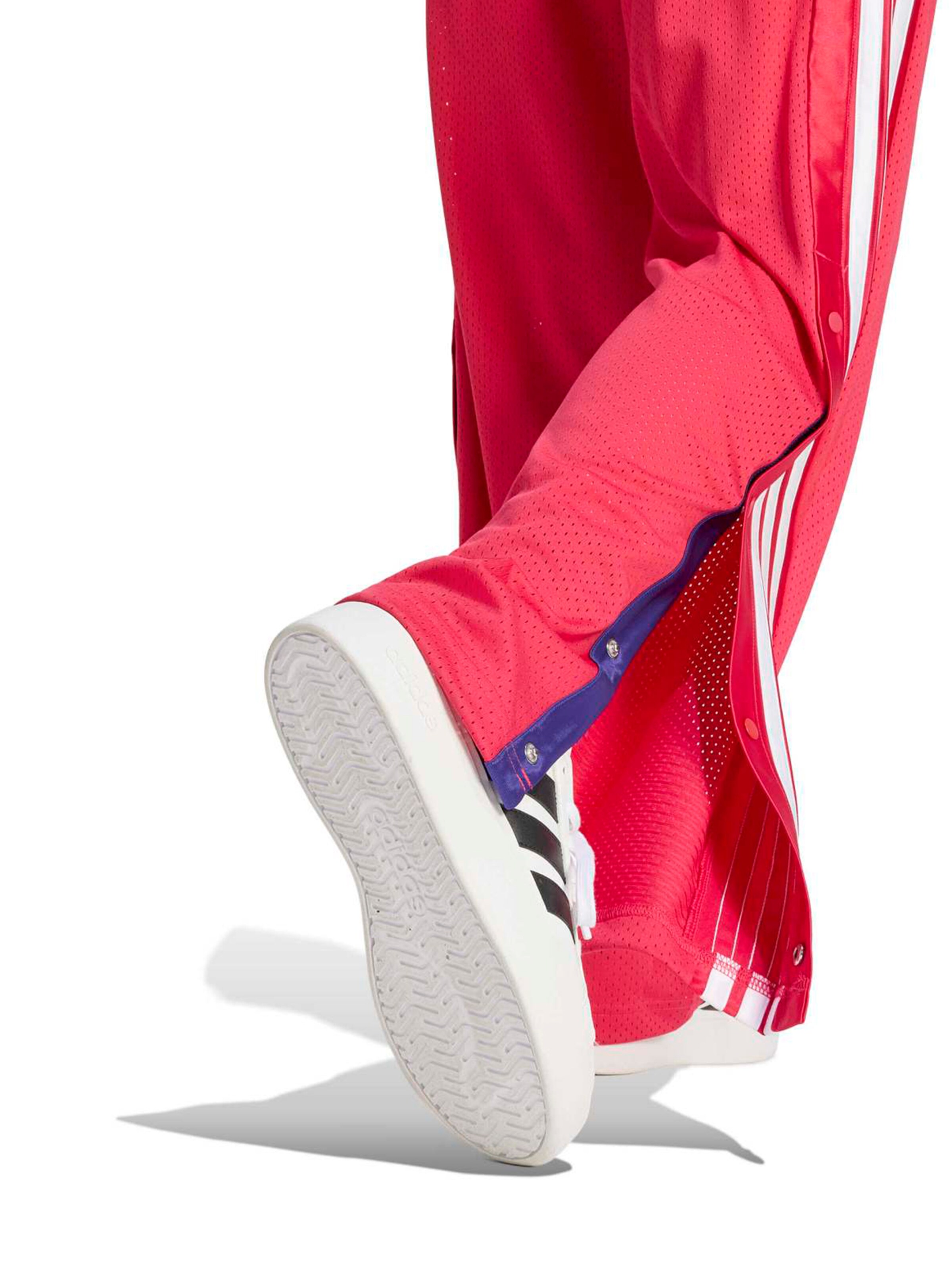 ADIDAS SPORTSWEAR Wide leg Παντελόνι φόρμας 'Stadium' σε ροζ