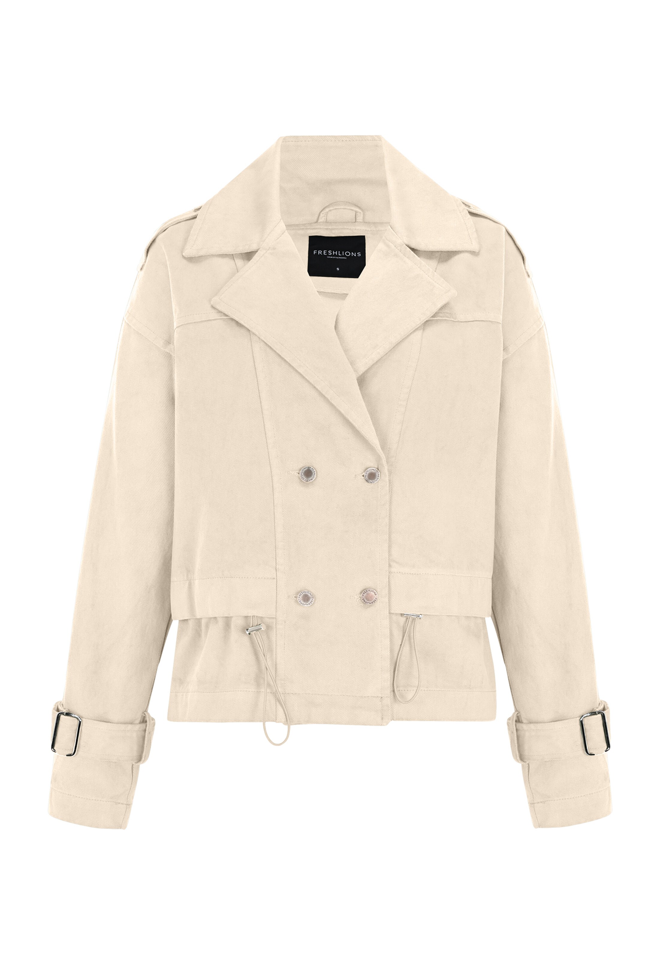 FRESHLIONS Trenchcoat in Grün: Vorderseite