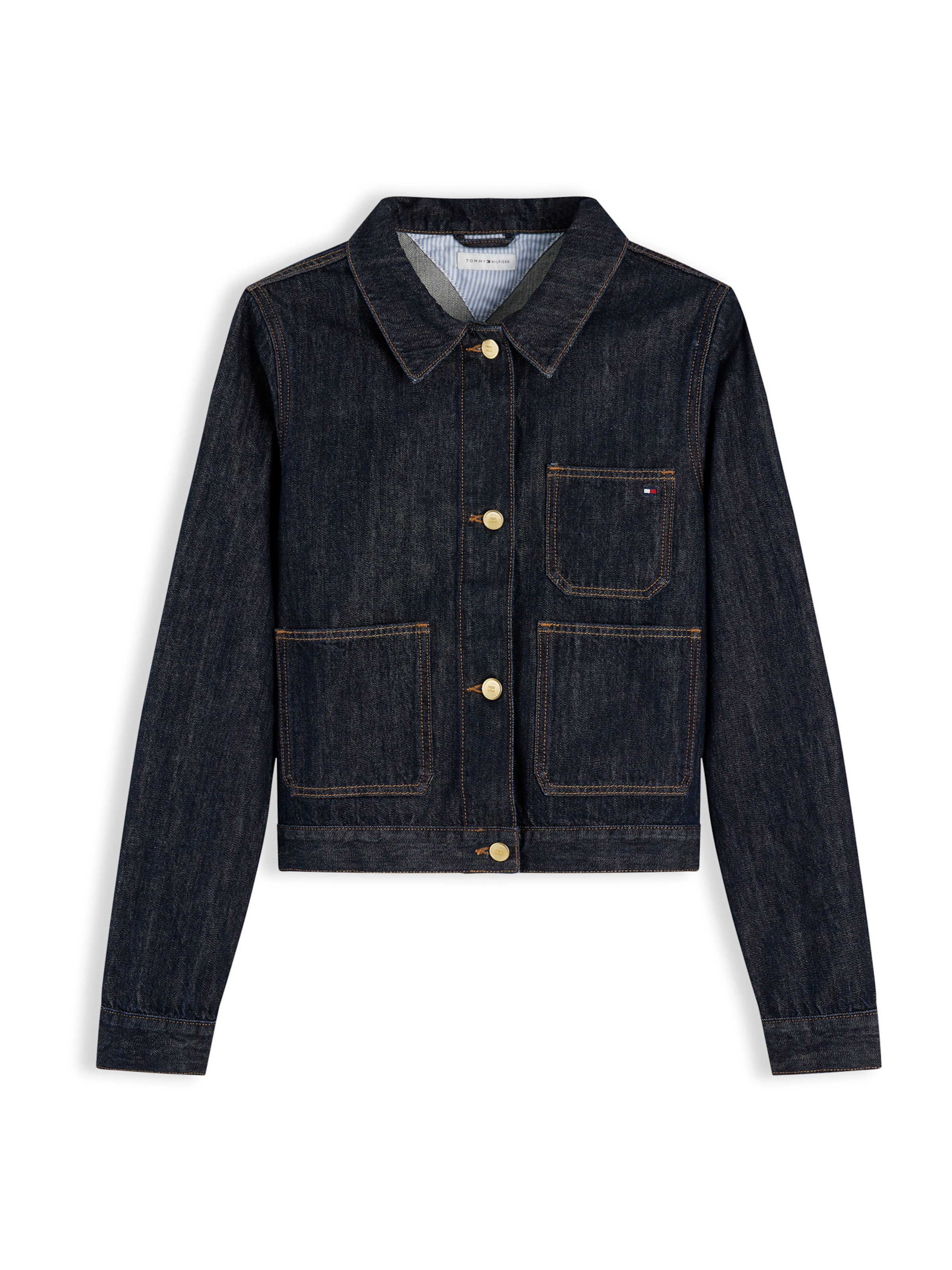 Veste mi-saison TOMMY HILFIGER en bleu : devant