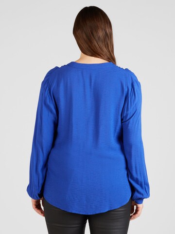 ONLY Carmakoma - Blusa 'SUTTON' en azul