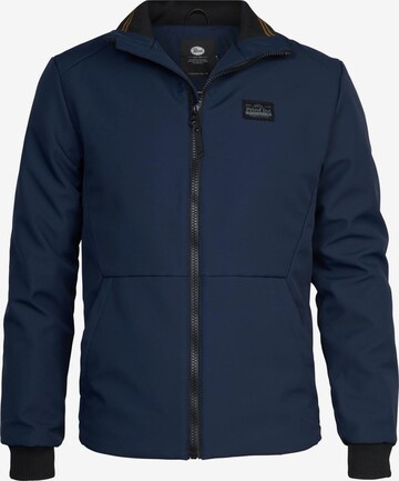 Petrol Industries Between-Season Jacket in Blue: front