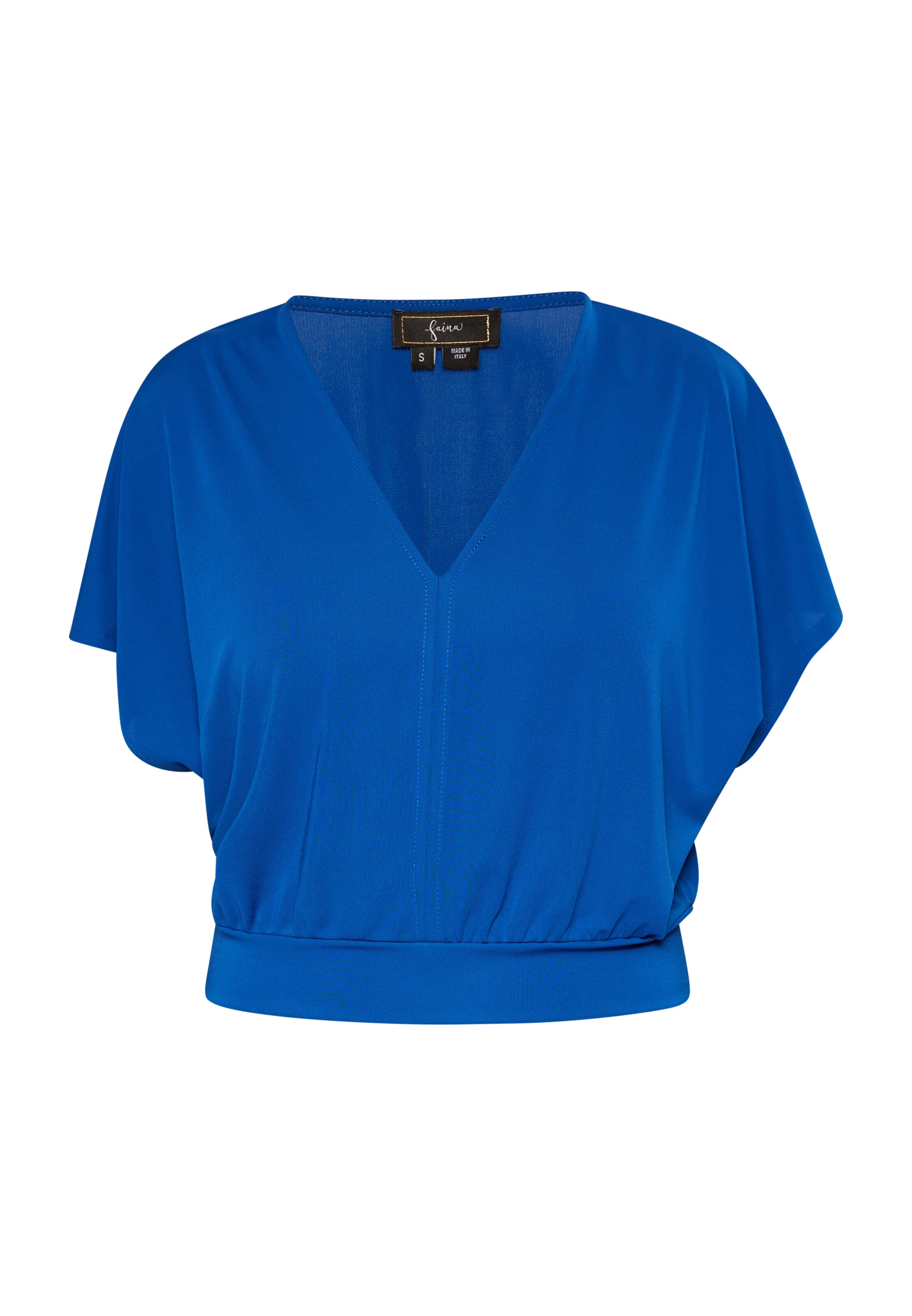 faina - Camisa em azul: frente
