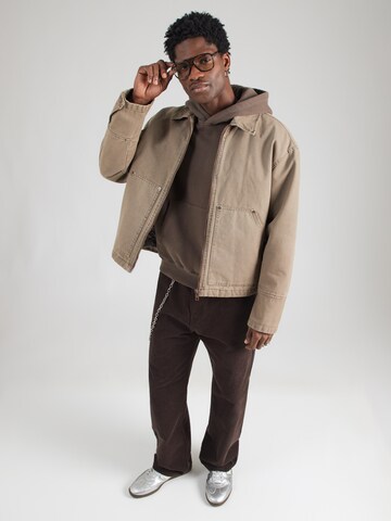 HOLLISTER Свитшот в Коричневый