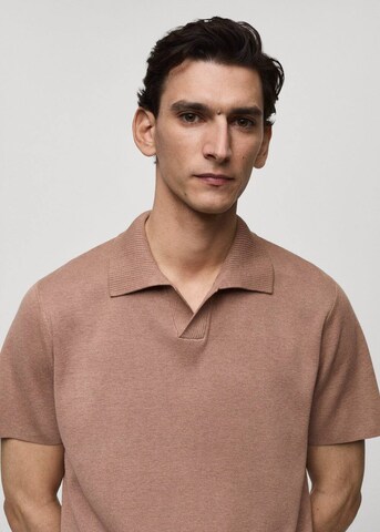 MANGO MAN Pullover 'Lino' in Pink
