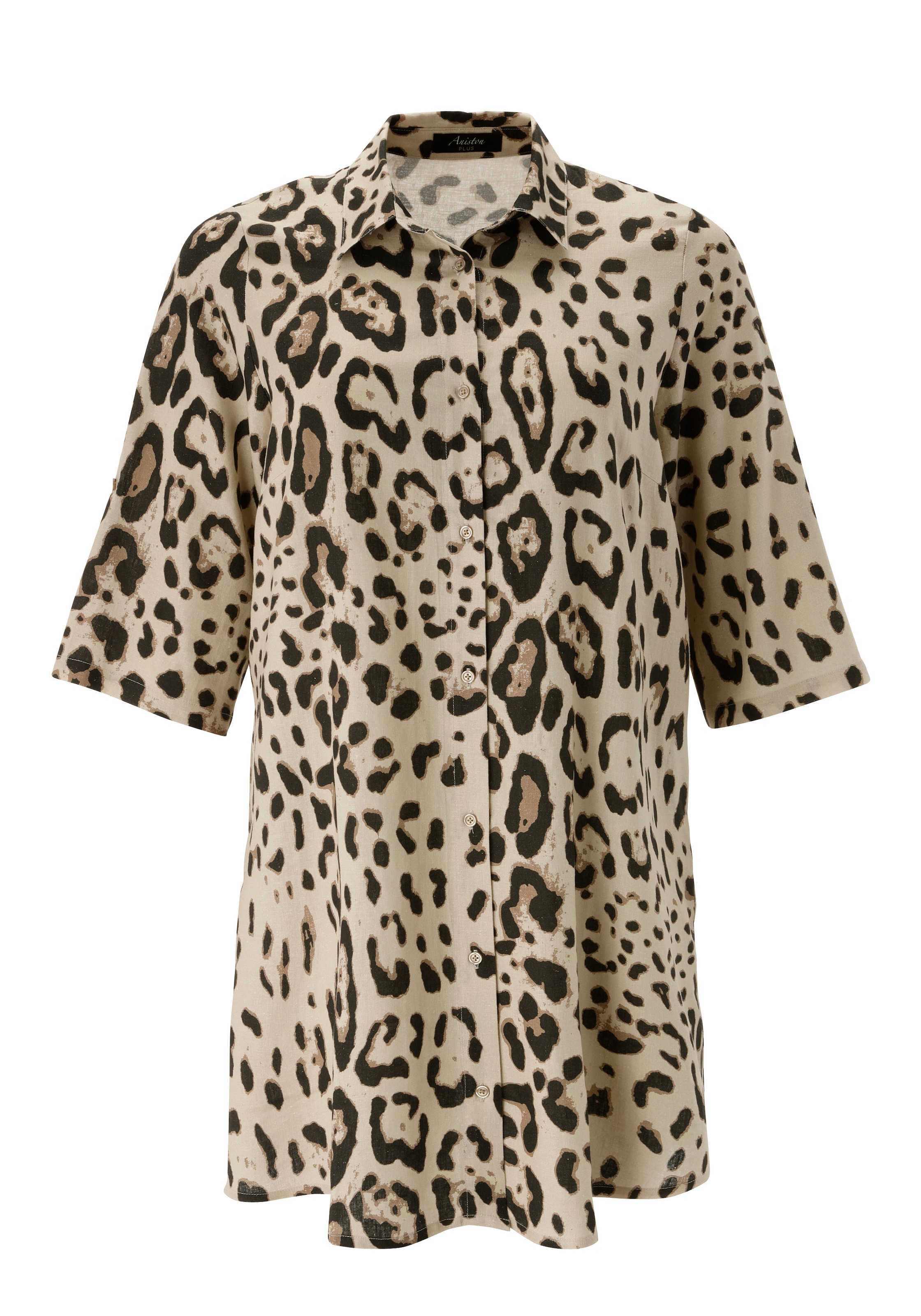 Aniston Shirt Dress in Beige: front