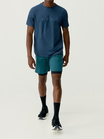 Born Living Yoga Shirt 'Cott_Free' in Blauw