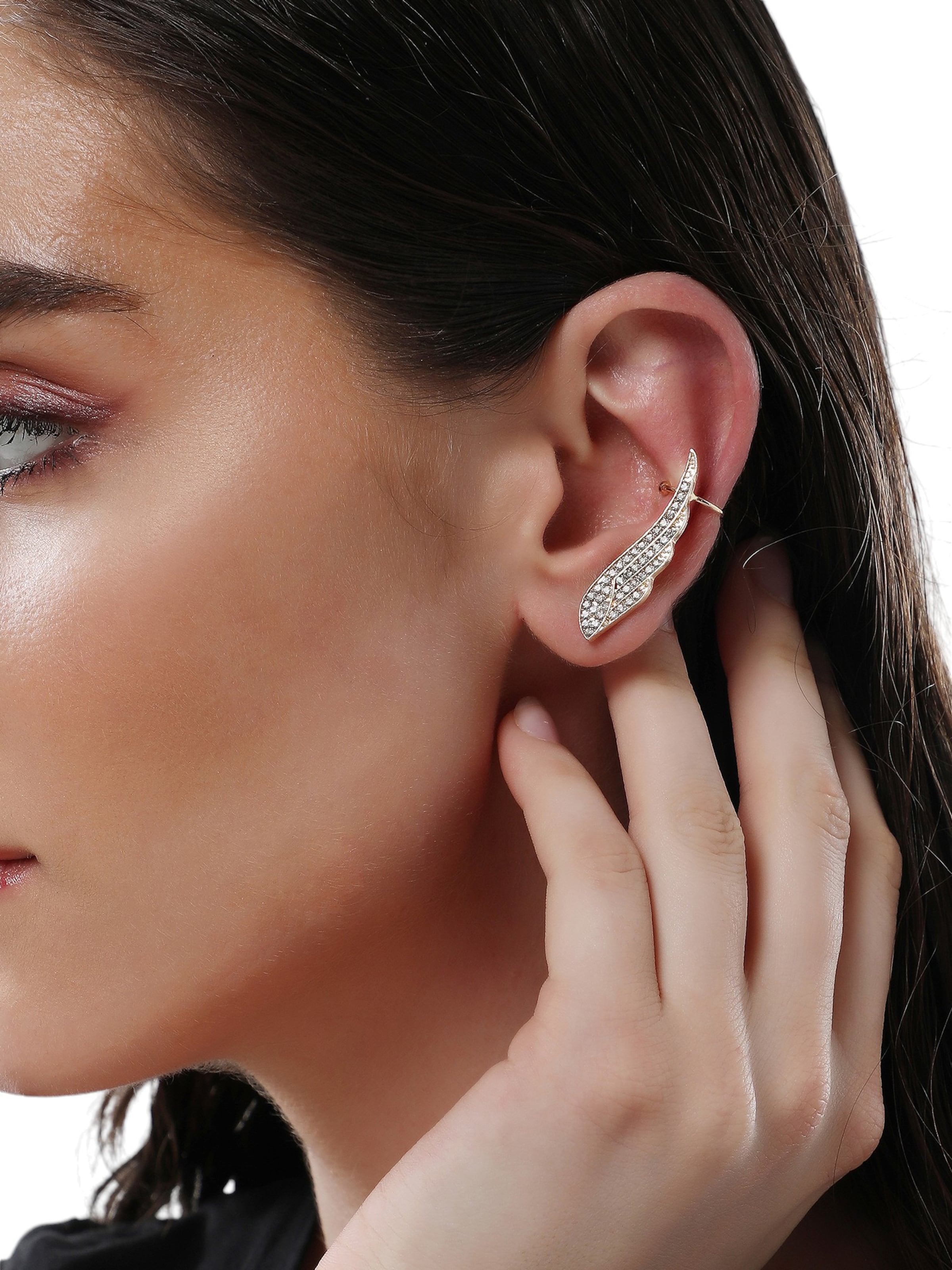 SOHI Uhani ' Patty ' | zlata barva: sprednja stran