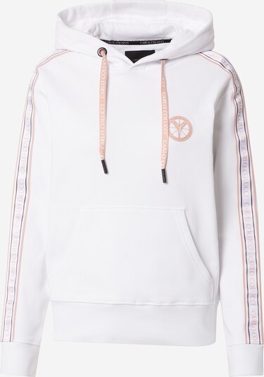 Carlo Colucci Sweater majica u rosé / bijela, Pregled proizvoda