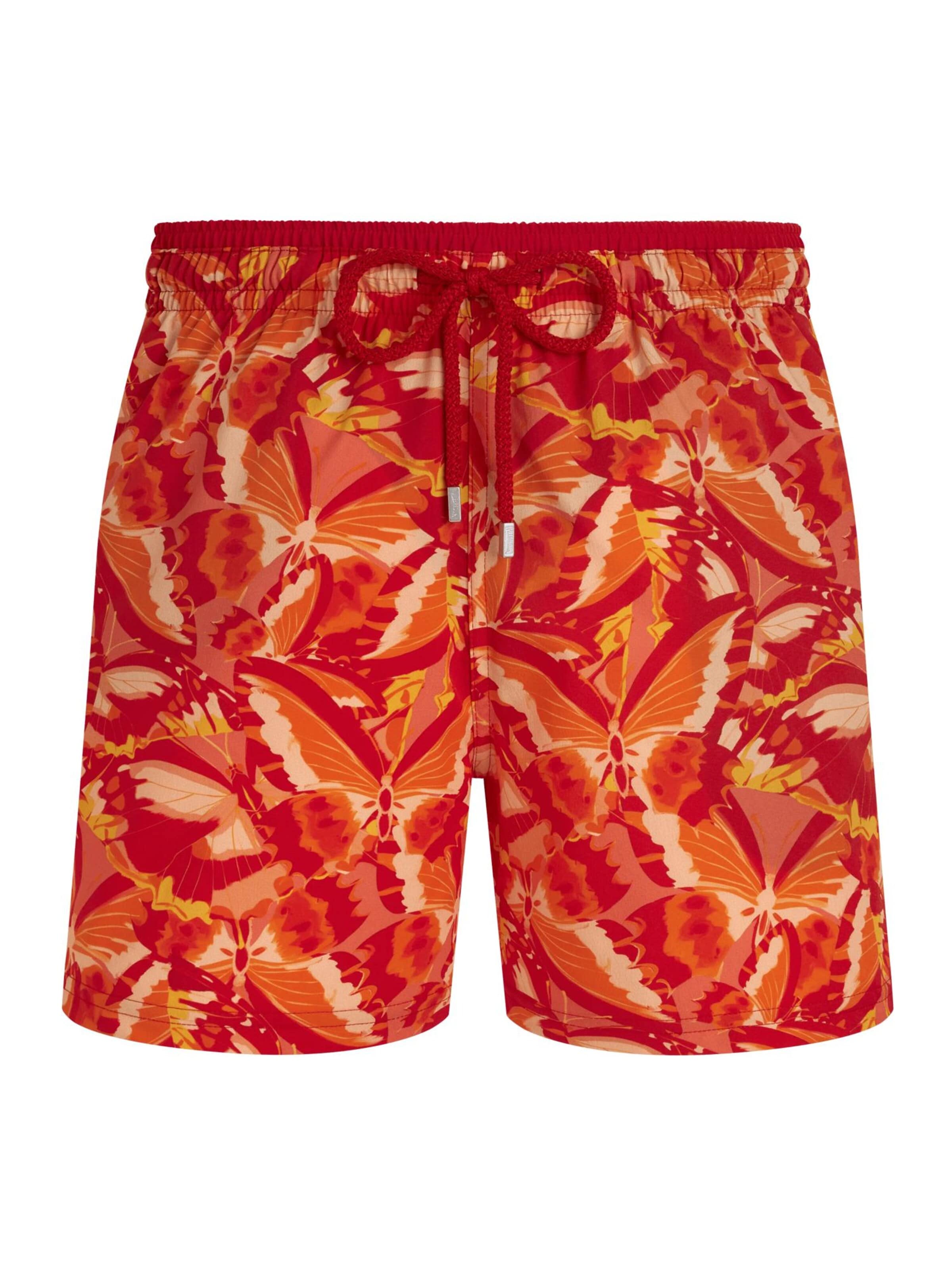 Vilebrequin Zwemshorts in Rood: voorkant