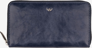 GOLDEN HEAD Wallet 'Tosca' in Blue: front