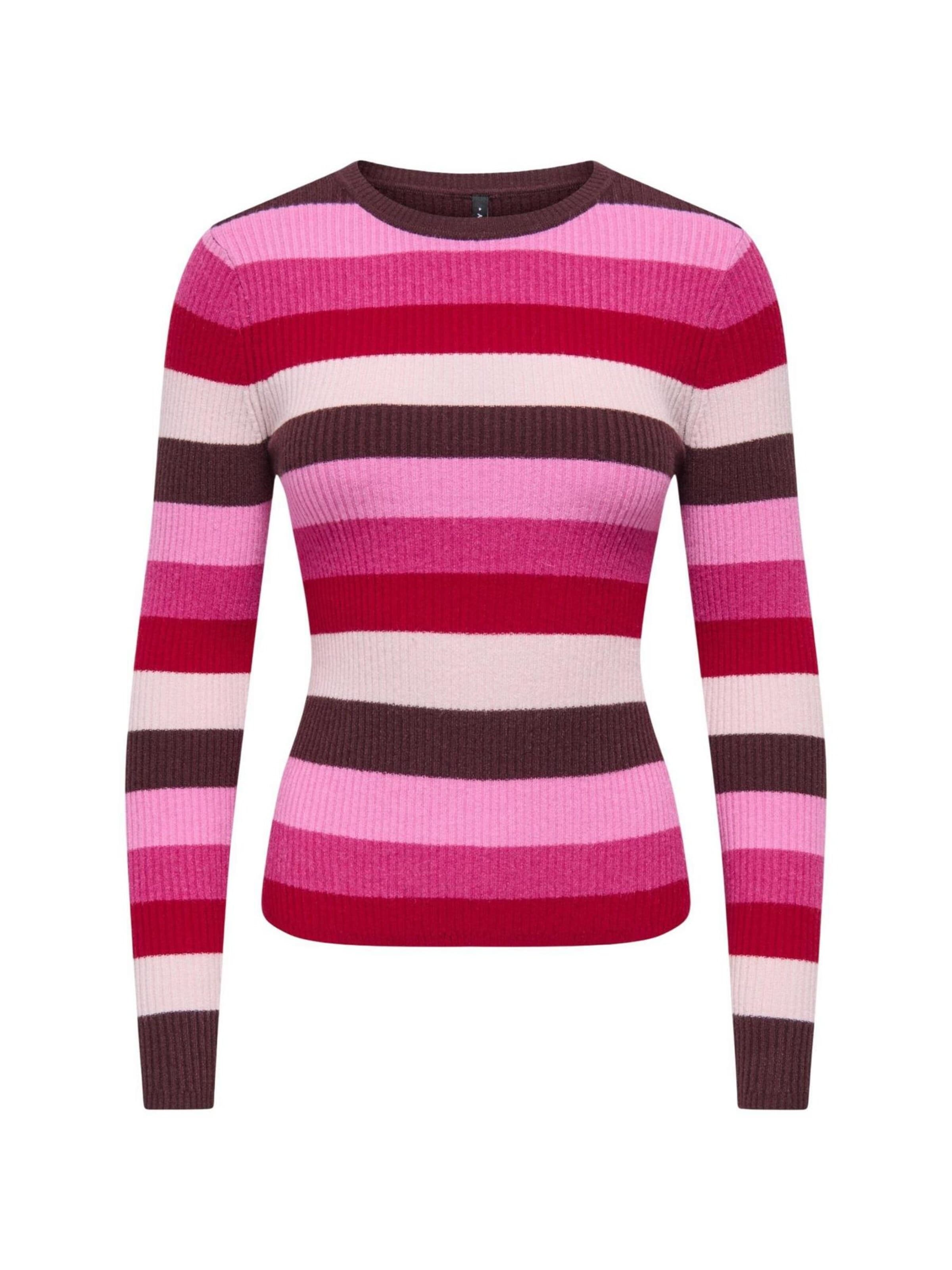 Pullover 'ONLIBI LS O-NECK RIB CC KNT 15377948' di ONLY in marrone