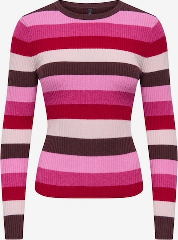 ONLY Pullover 'ONLIиш' in Braun: Vorderseite