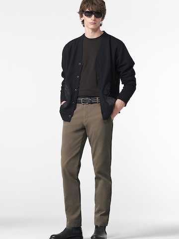 Regular Pantalon chino 'Bonn' MEYER en marron