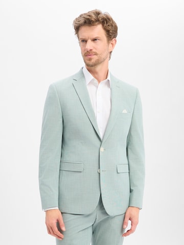 Finshley & Harding Regular fit Business-colbert 'Steven' in Groen: voorkant