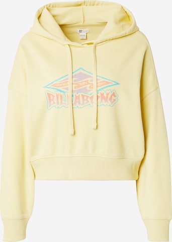 BILLABONG Sweatshirt 'ALL TIME' in Gelb: Vorderseite