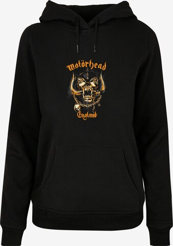 Sweat-shirt 'Motorhead - Mustard Pig' Merchcode en noir : devant