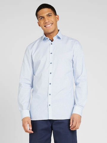 Coupe regular Chemise business OLYMP en bleu : devant