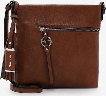 Borsa a spalla 'Nele' di Tamaris in marrone: frontale