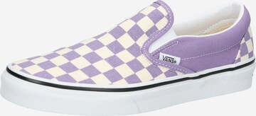 VANS Слипоны в Лиловый: спереди