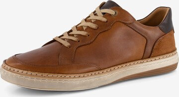 Travelin Sneakers laag 'Northampton' in Bruin: voorkant