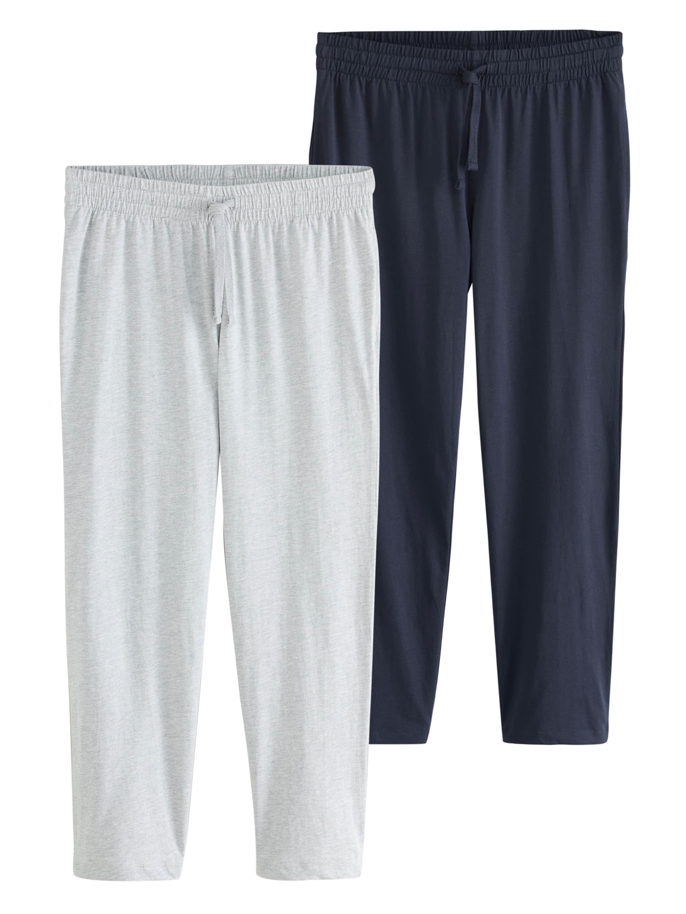 Pantaloni de pijama de la Next pe albastru: față