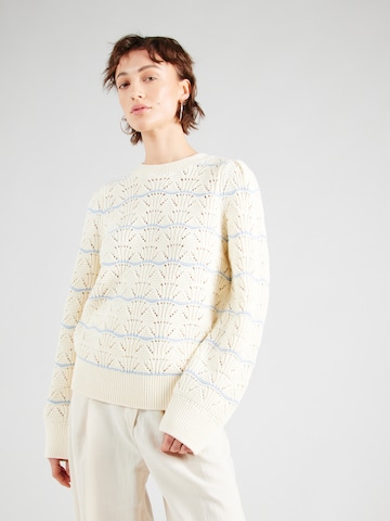 Y.A.S Pullover 'Coda' i beige: forside