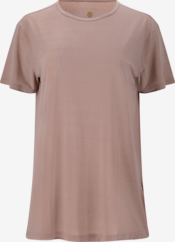 Athlecia Functioneel shirt 'LIZZY' in Bruin: voorkant