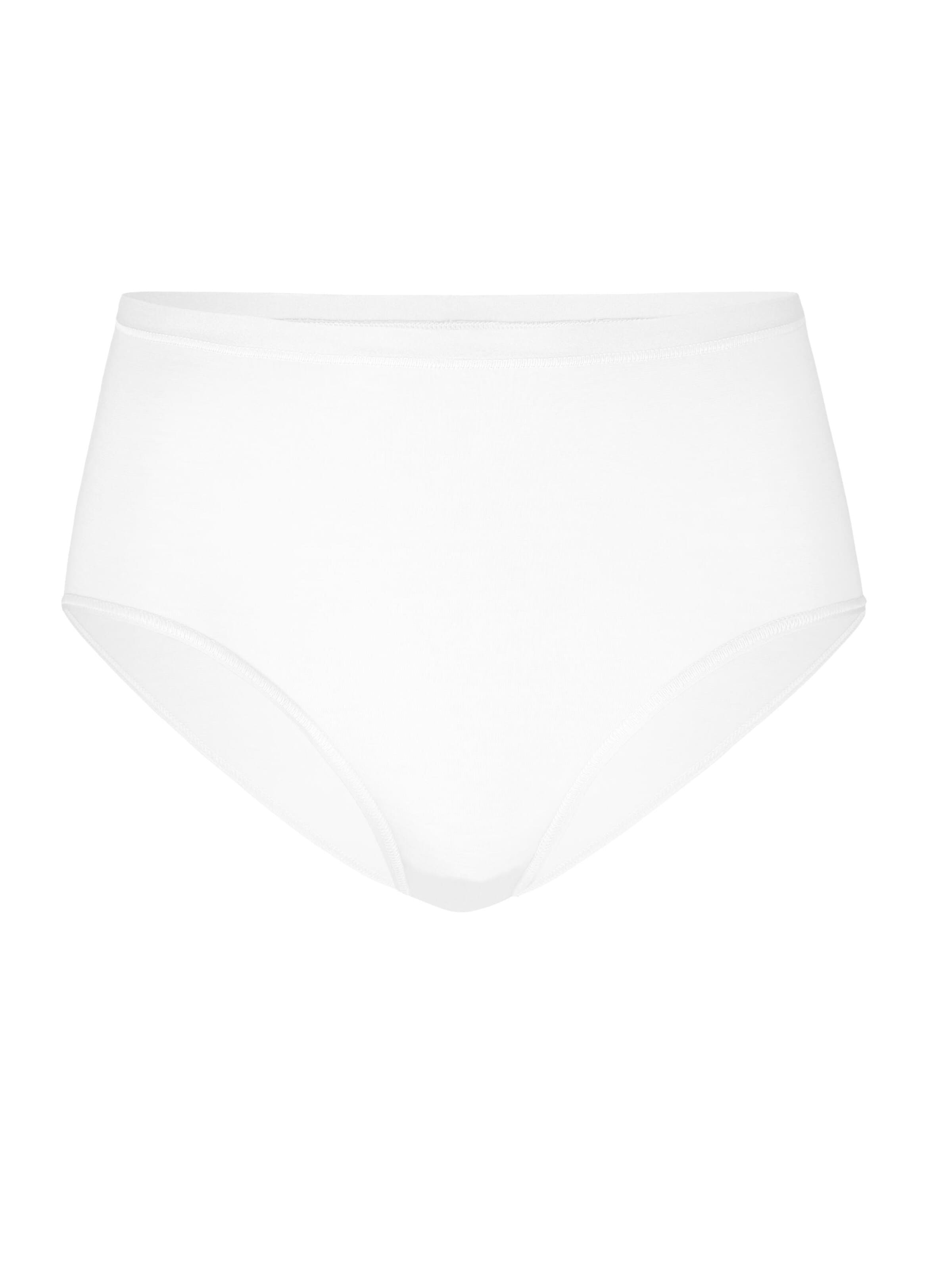 Slip 'Natural Comfort' di CALIDA in bianco: frontale