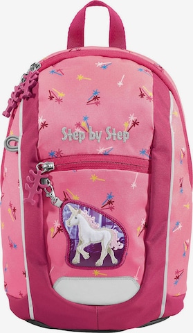 STEP BY STEP Backpack 'KIGA' in Pink: front
