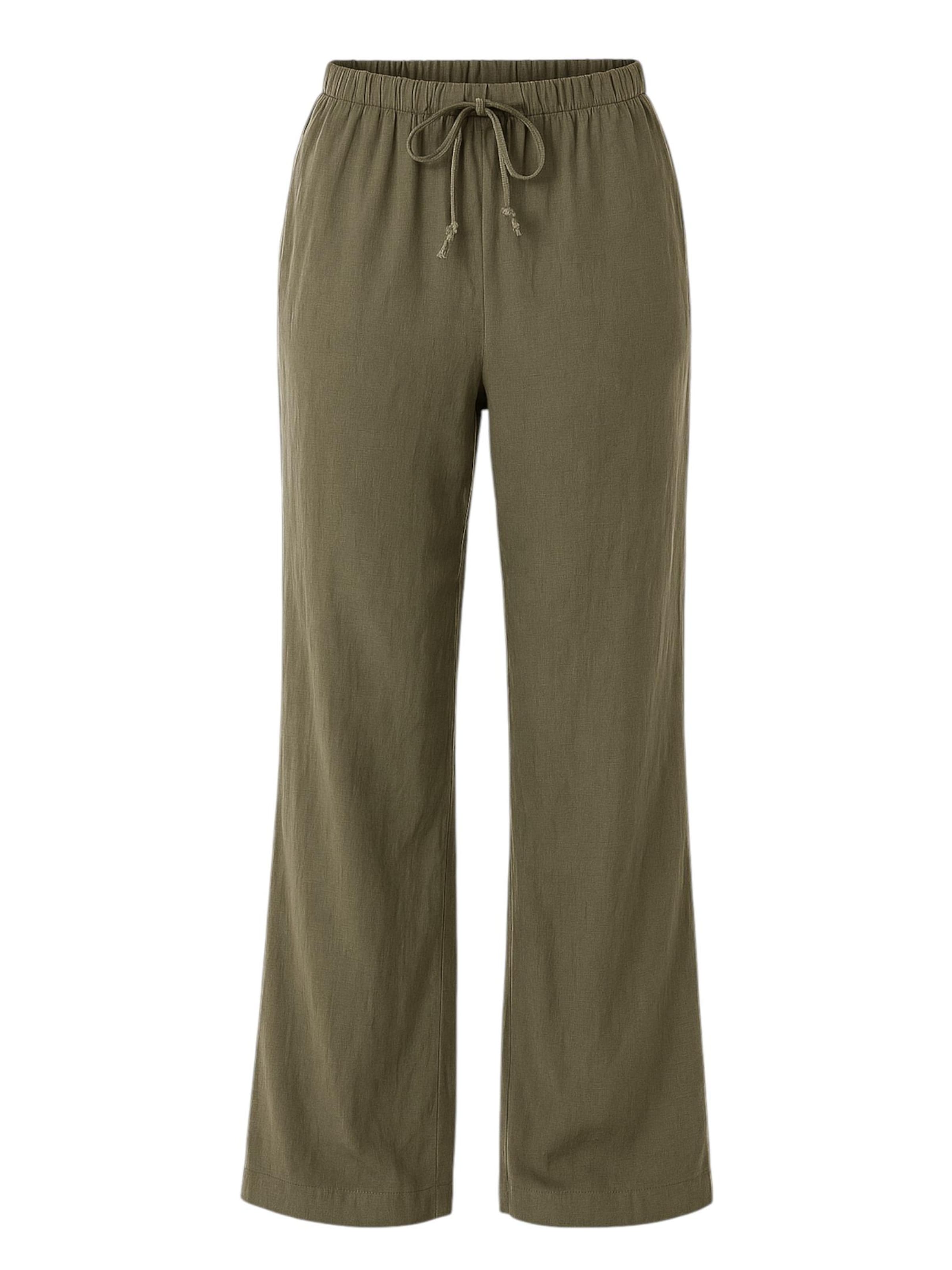 Wide leg Pantaloni 'SAIRA' di WENOR in verde: frontale