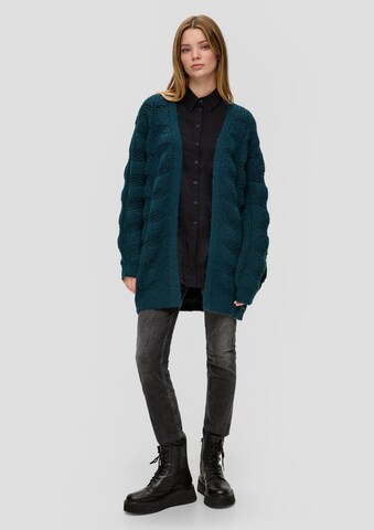 QS Strickjacke in Grün