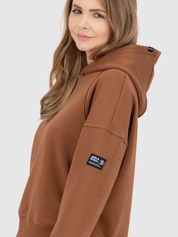 Sweat-shirt 'JessyAK' Alife and Kickin en marron