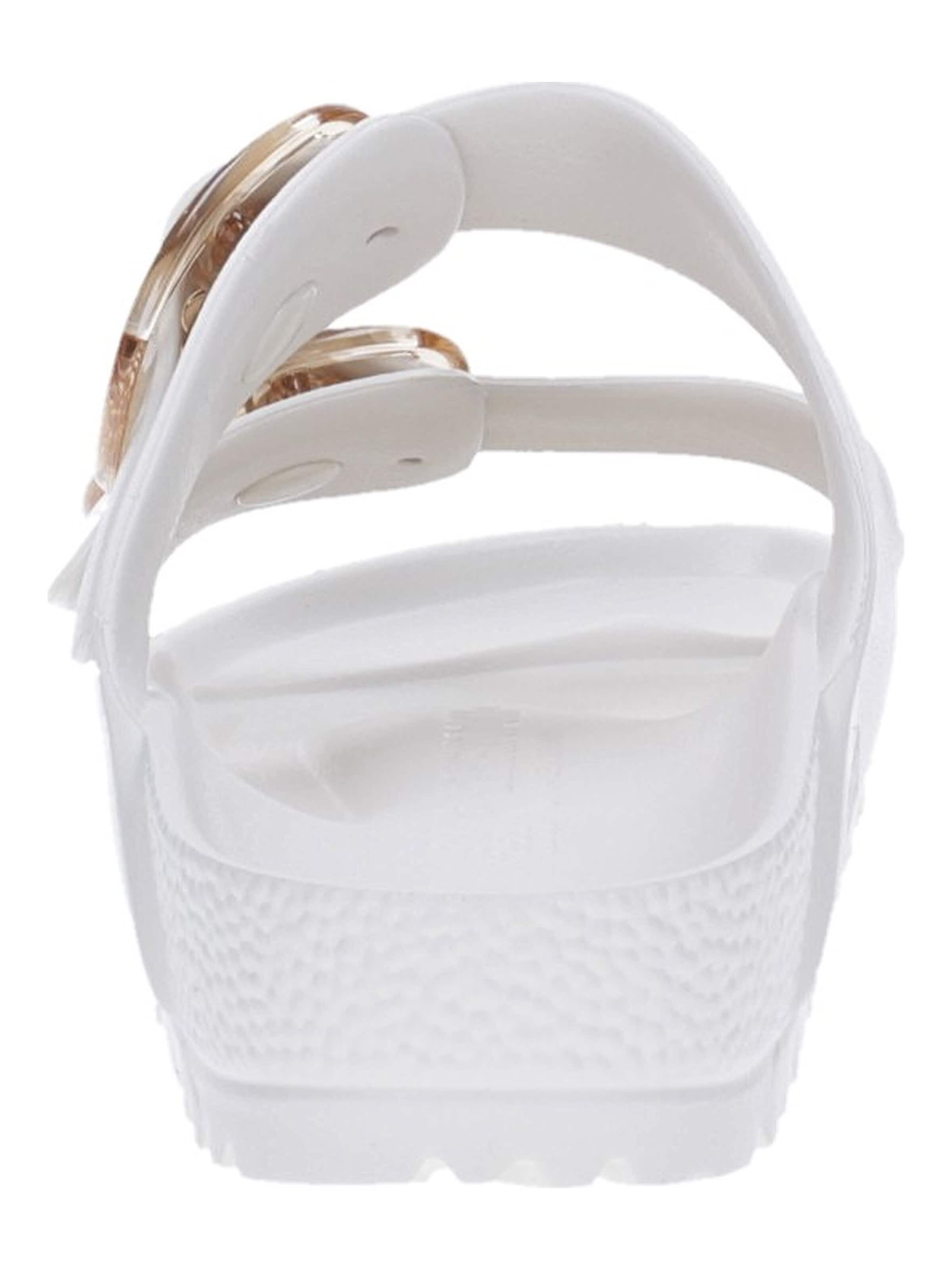 Zoccoletto 'Birkenstock Arizona Big Buckle Eggshell ciabatta donna EVA bianco 1029651' di BIRKENSTOCK in bianco