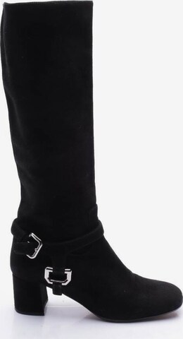 PRADA Stiefel 37,5 in Schwarz: predná strana