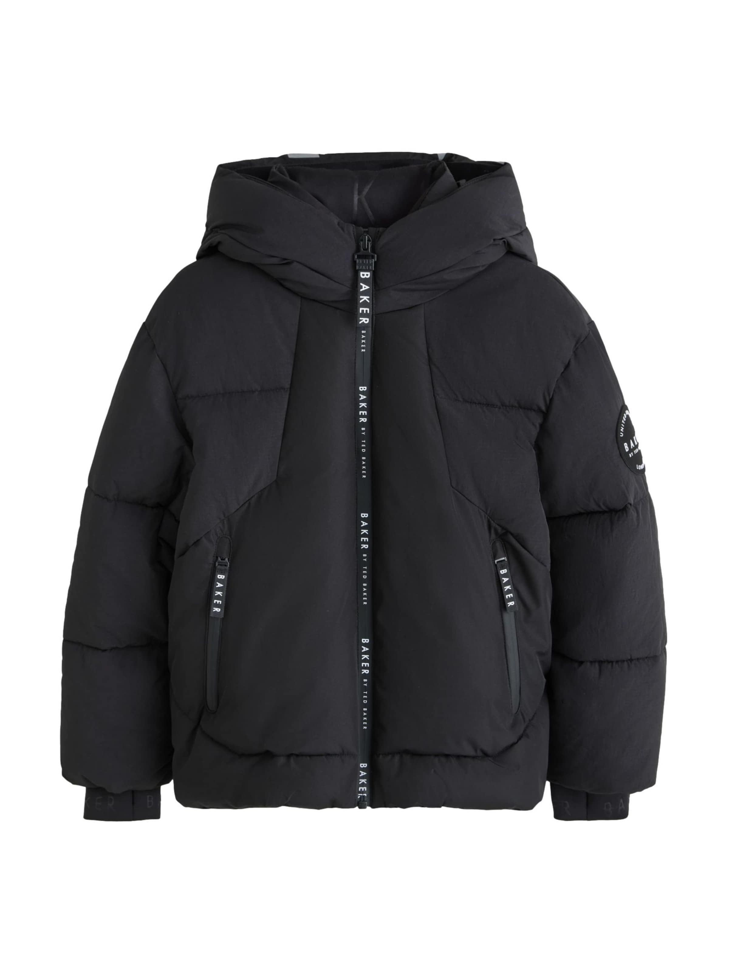 Baker by Ted Baker Mantel in Schwarz: Vorderseite
