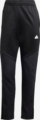 ADIDAS SPORTSWEAR - Tapered Pantalón deportivo 'Tiro' en negro: frente