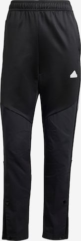 Effilé Pantalon de sport 'Tiro' ADIDAS SPORTSWEAR en noir : devant