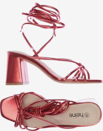 heine Sandals & High-Heeled Sandals in 38 in Red: front