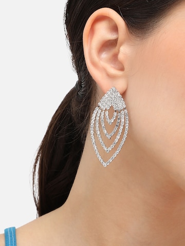 Boucles d'oreilles ' Mamata ' SOHI en argent : devant