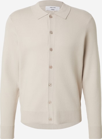 DAN FOX APPARELKardigan 'Berat' - siva boja: prednji dio