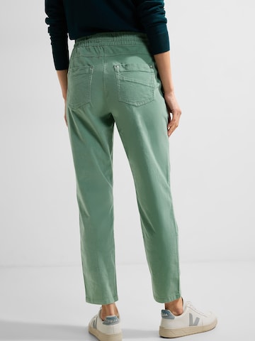 CECIL Slim fit Pants 'Tracey' in Green