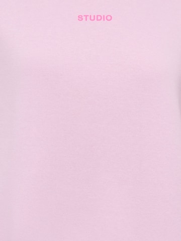 ONLY Sweatshirt 'ONLSweat' in Pink