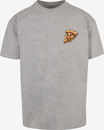 Maglietta 'Pizza Comic' di Merchcode in grigio: frontale
