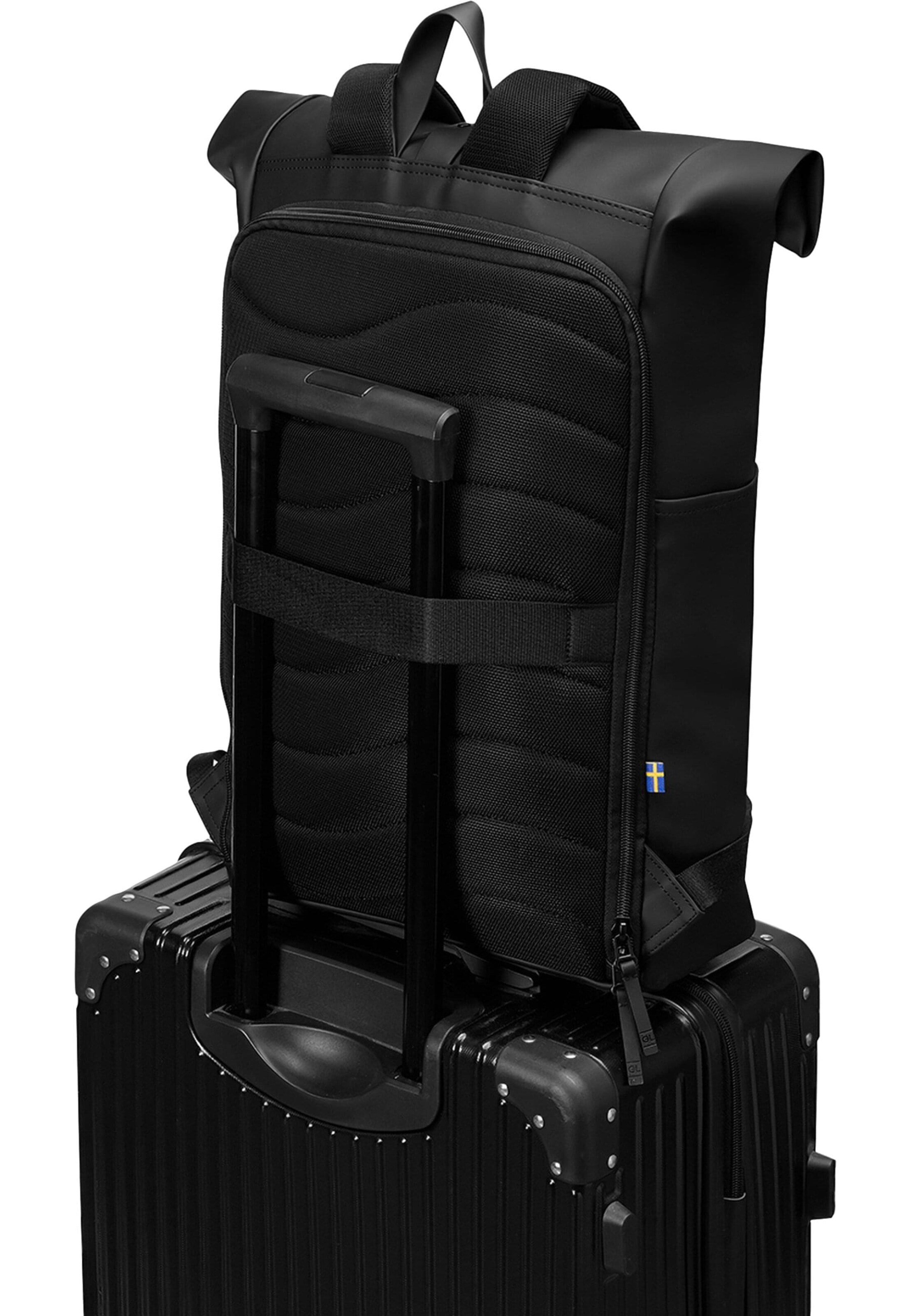 Gaston Luga Backpack 'Spläsh Rolltop' in Black