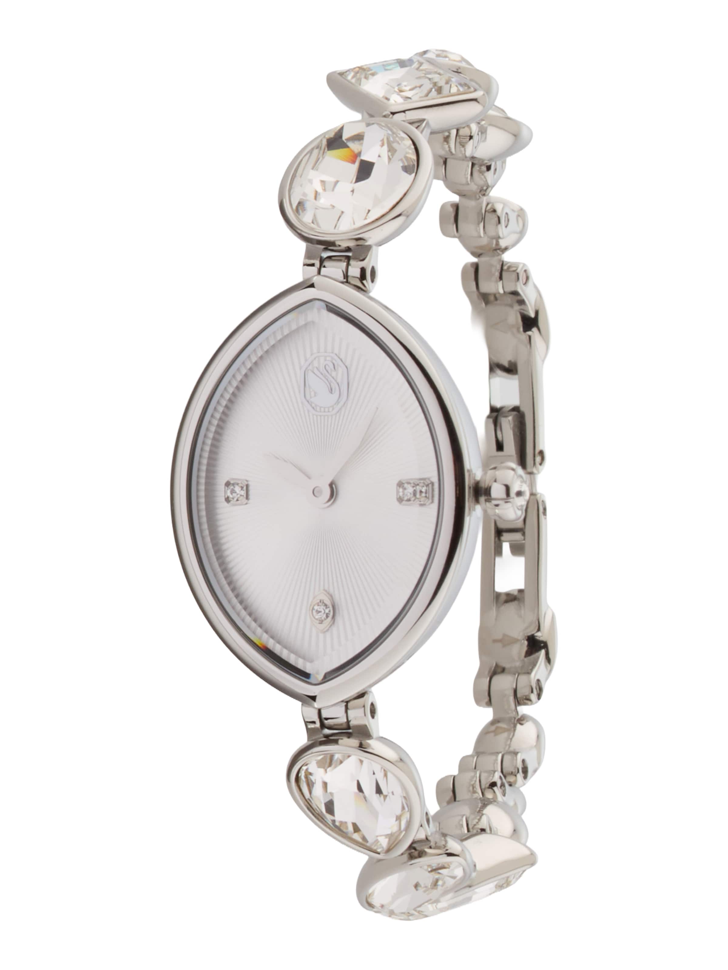 Swarovski Аналоговые часы в Серебристый: спереди