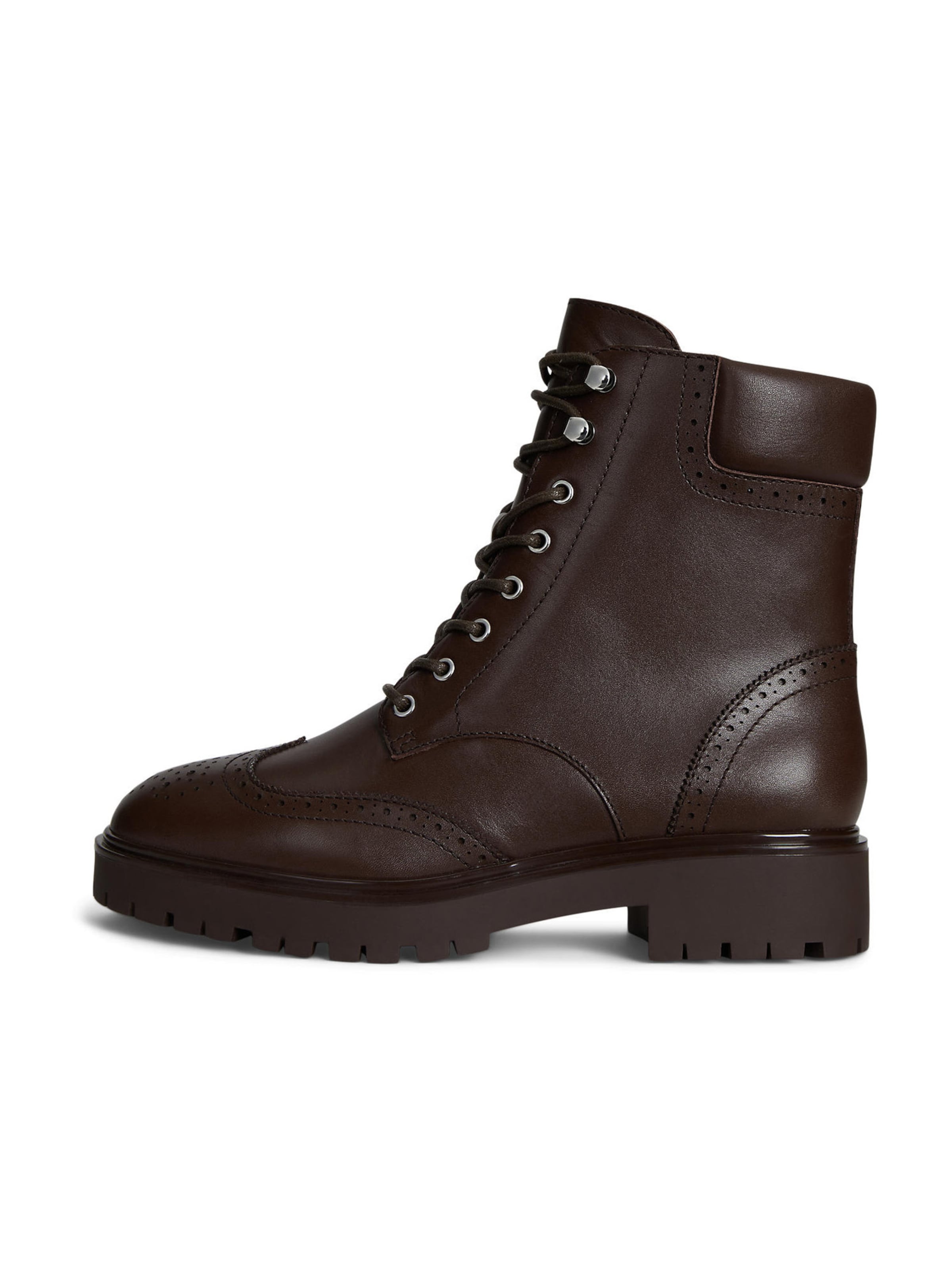 ruda Lauren Ralph Lauren Suvarstomieji kulkšnis dengiantys batai 'ALYSN': priekis